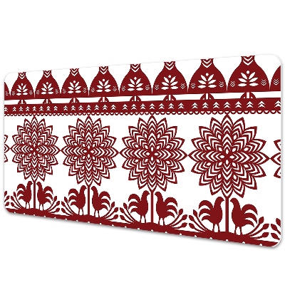 Iróasztal alátét Kurpie vintage kivágások