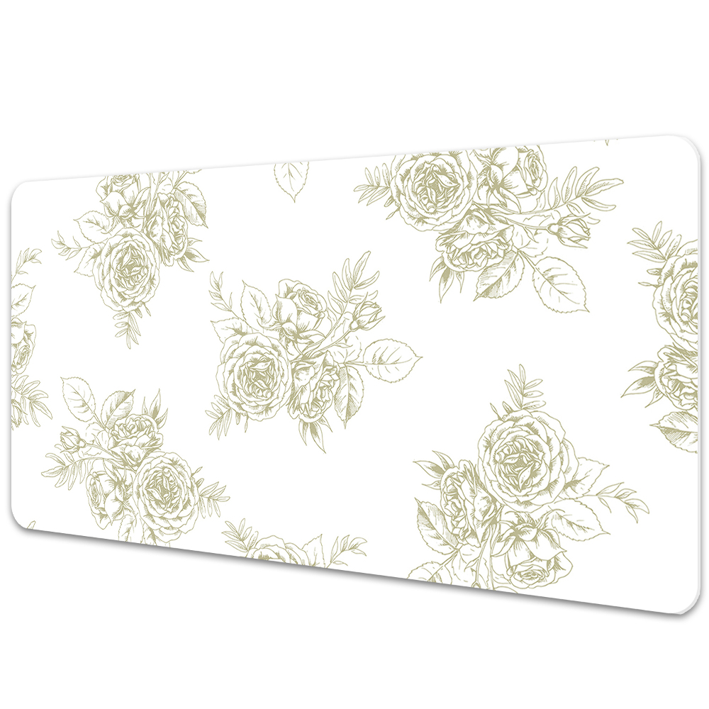 Irodai asztal alátét Virágok francia stílusban