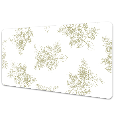 Irodai asztal alátét Virágok francia stílusban