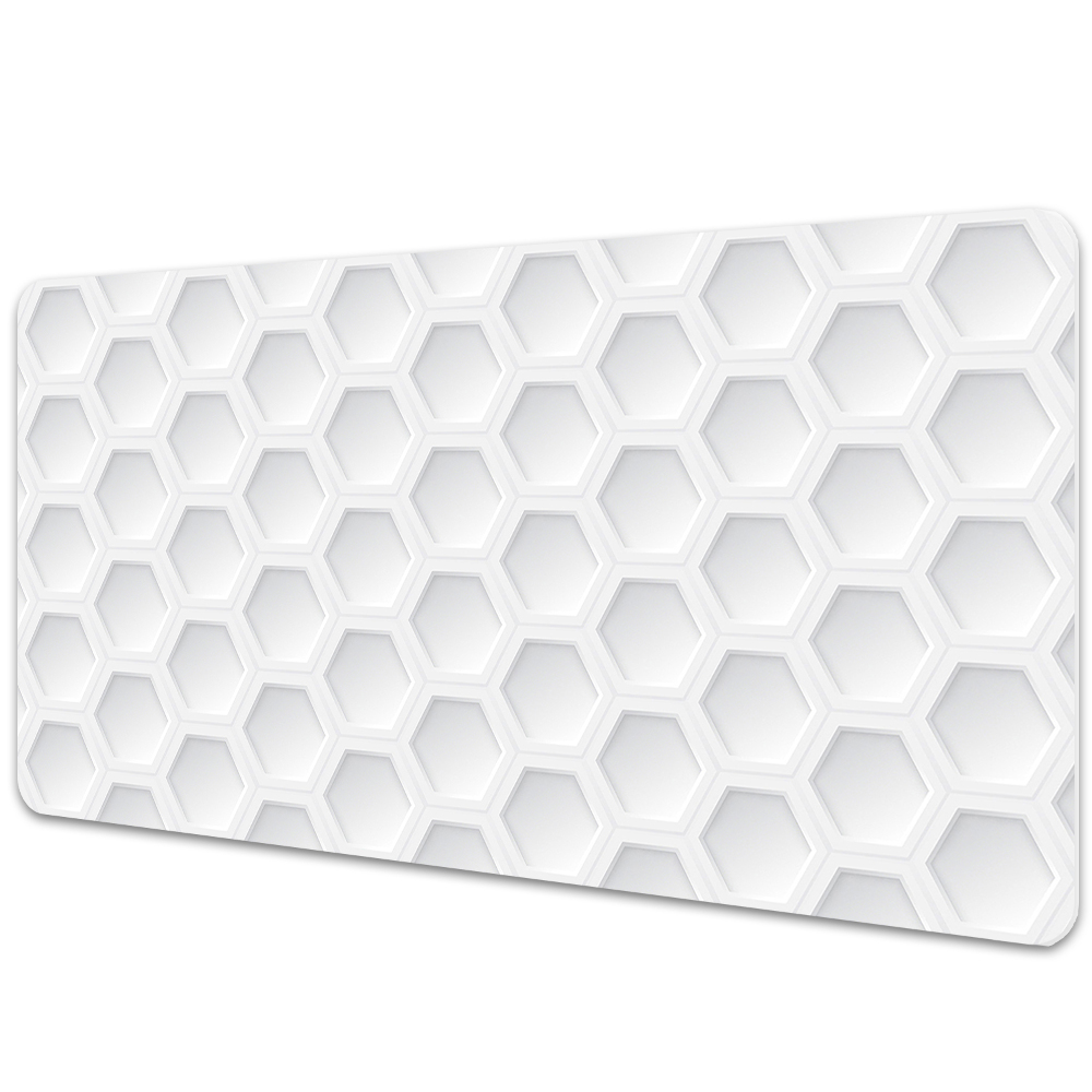 Irodai asztal alátét 3D hatszögek