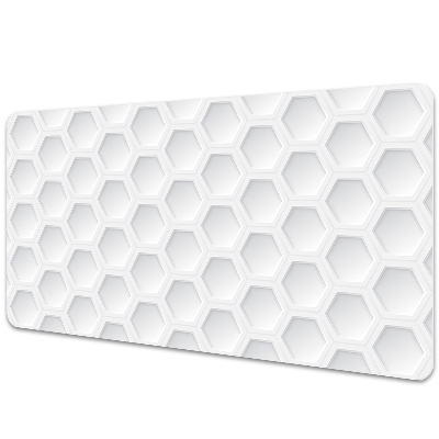 Irodai asztal alátét 3D hatszögek