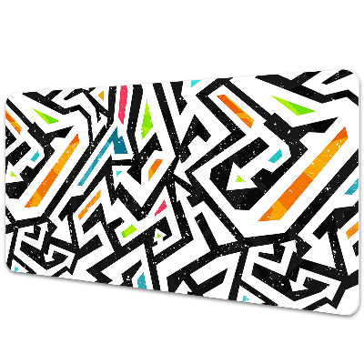 Iróasztal könyökalátét Geometrikus graffiti