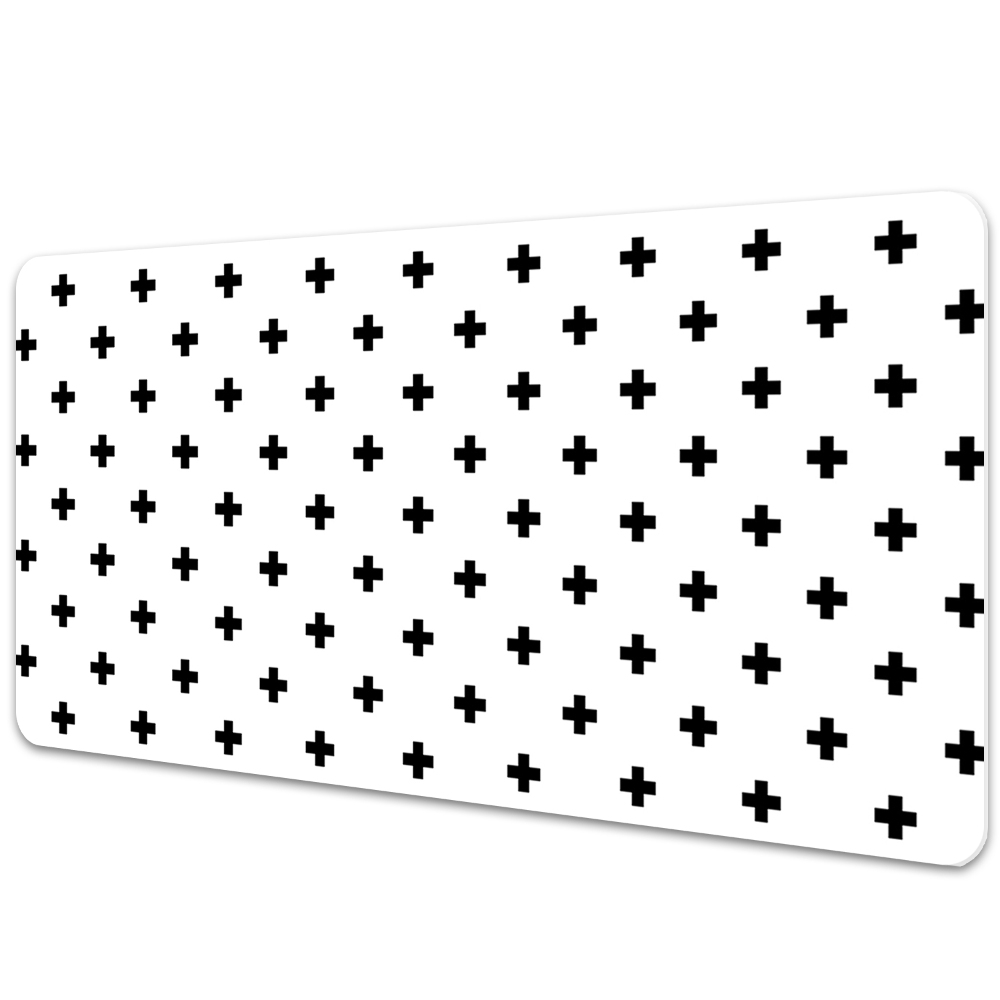 Iróasztal alátét Fekete pluszok