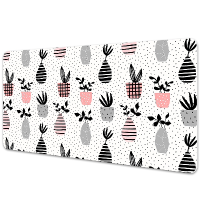 Iróasztal alátét Vázák virággal