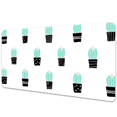 Iróasztal alátét Varrat nélküli mintát kaktuszok