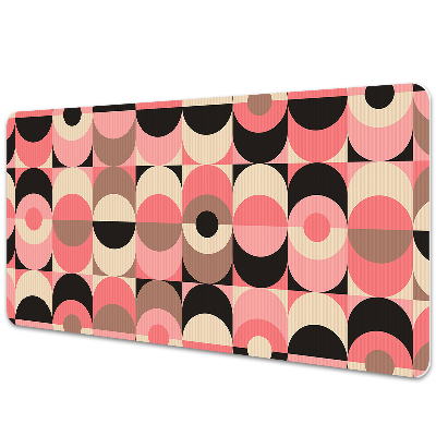 Iróasztal könyökalátét Retro kör motívum