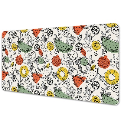 Iróasztal alátét Húzott gyümölcsök