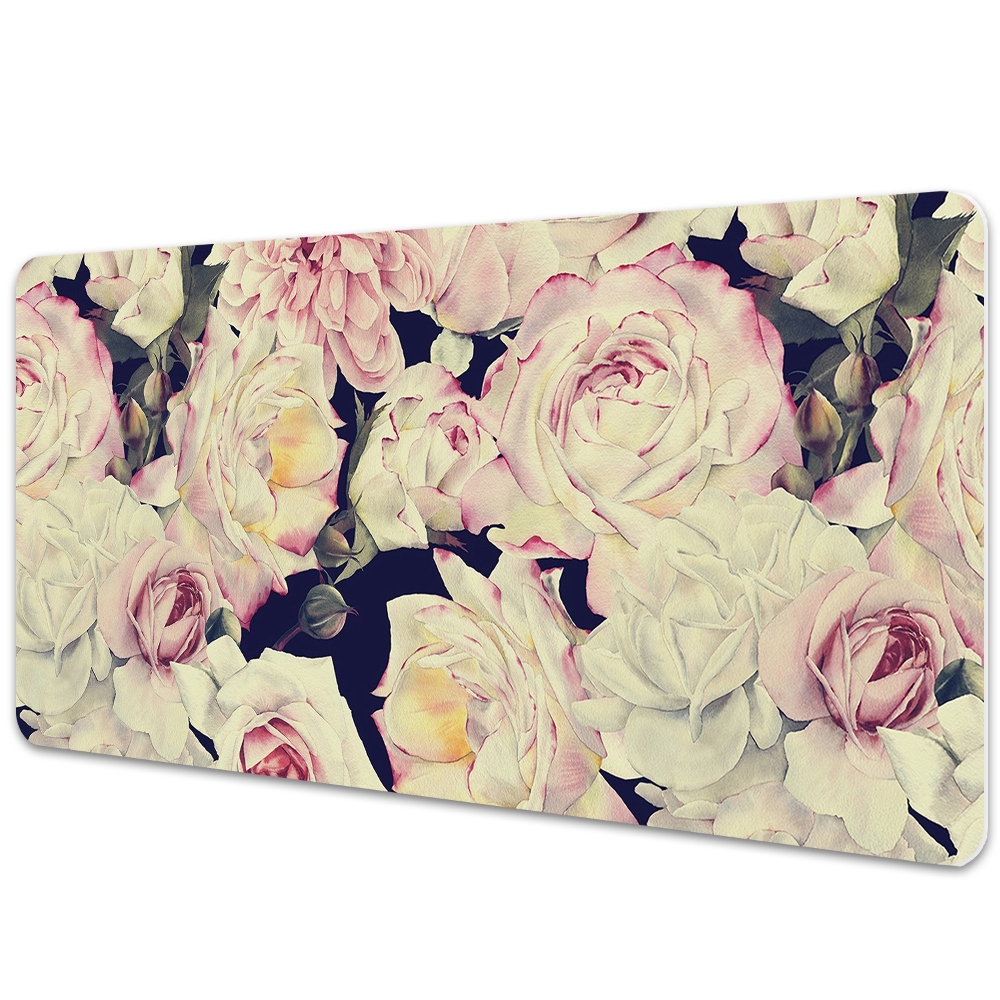 Irodai asztal alátét Virágzó rózsák