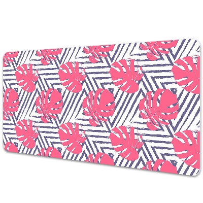 Könyökalátét Rózsaszín geometriai levelek