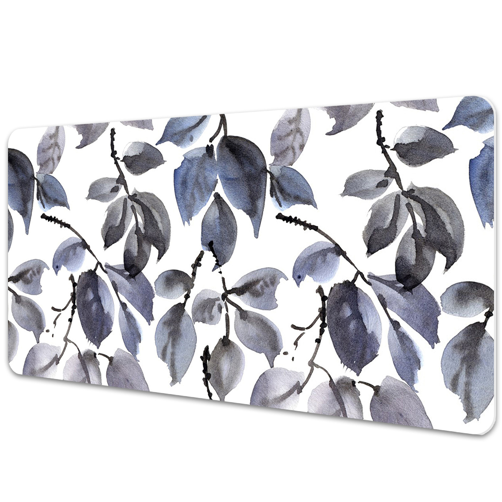 Irodai asztal alátét Növények szürke