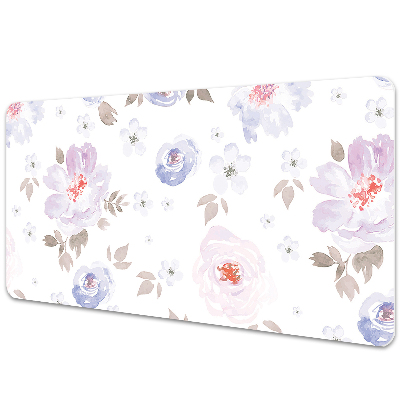 Iróasztal könyökalátét Festett virágok