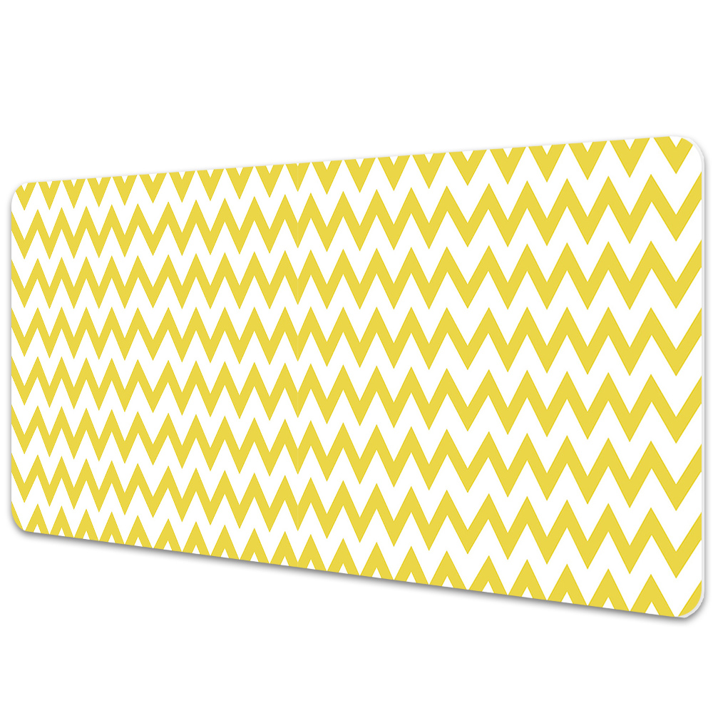 Iróasztal könyökalátét Sárga geometriai cikkcakk