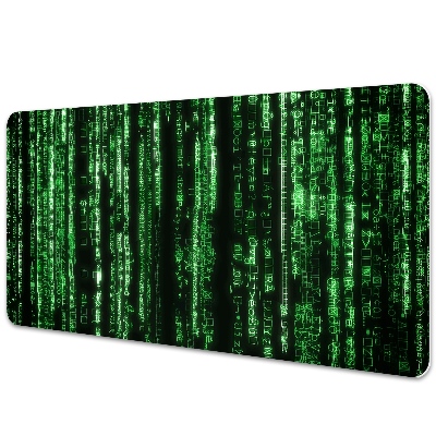 Irodai asztal alátét Absztrakt zöld jelek