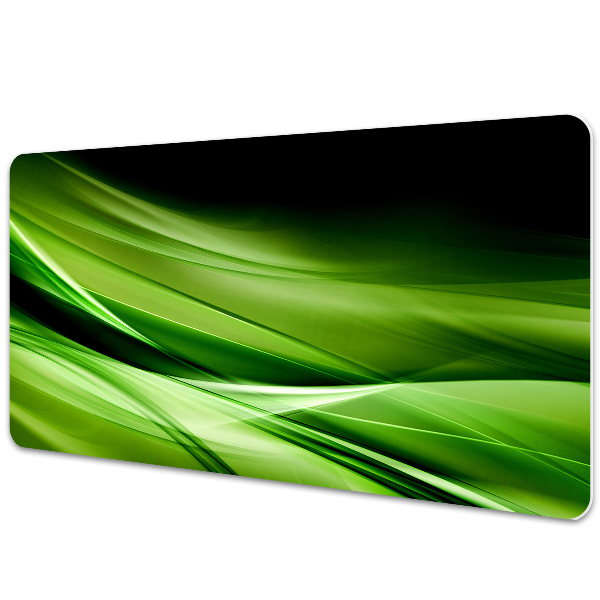Irodai asztal alátét Fű színű absztrakció