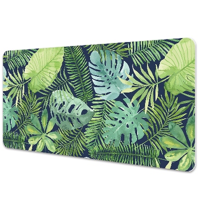 Irodai asztal alátét Egzotikus trópusi levelek