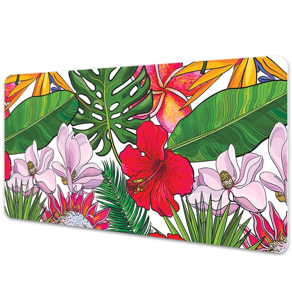 Irodai asztal alátét Színes virágok