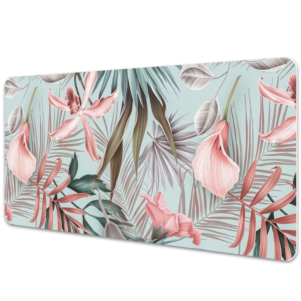 Irodai asztal alátét Virágok pasztell színben