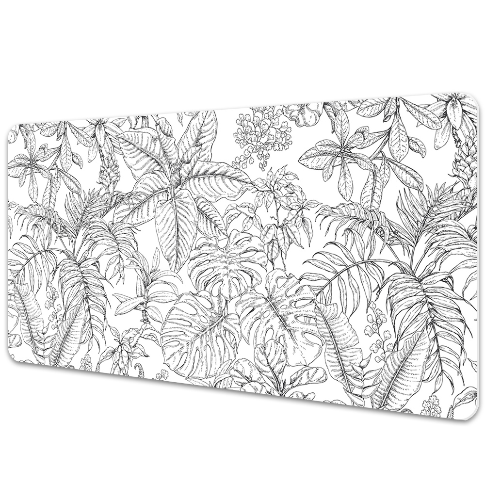 Irodai asztal alátét a levelek tisztátalansága