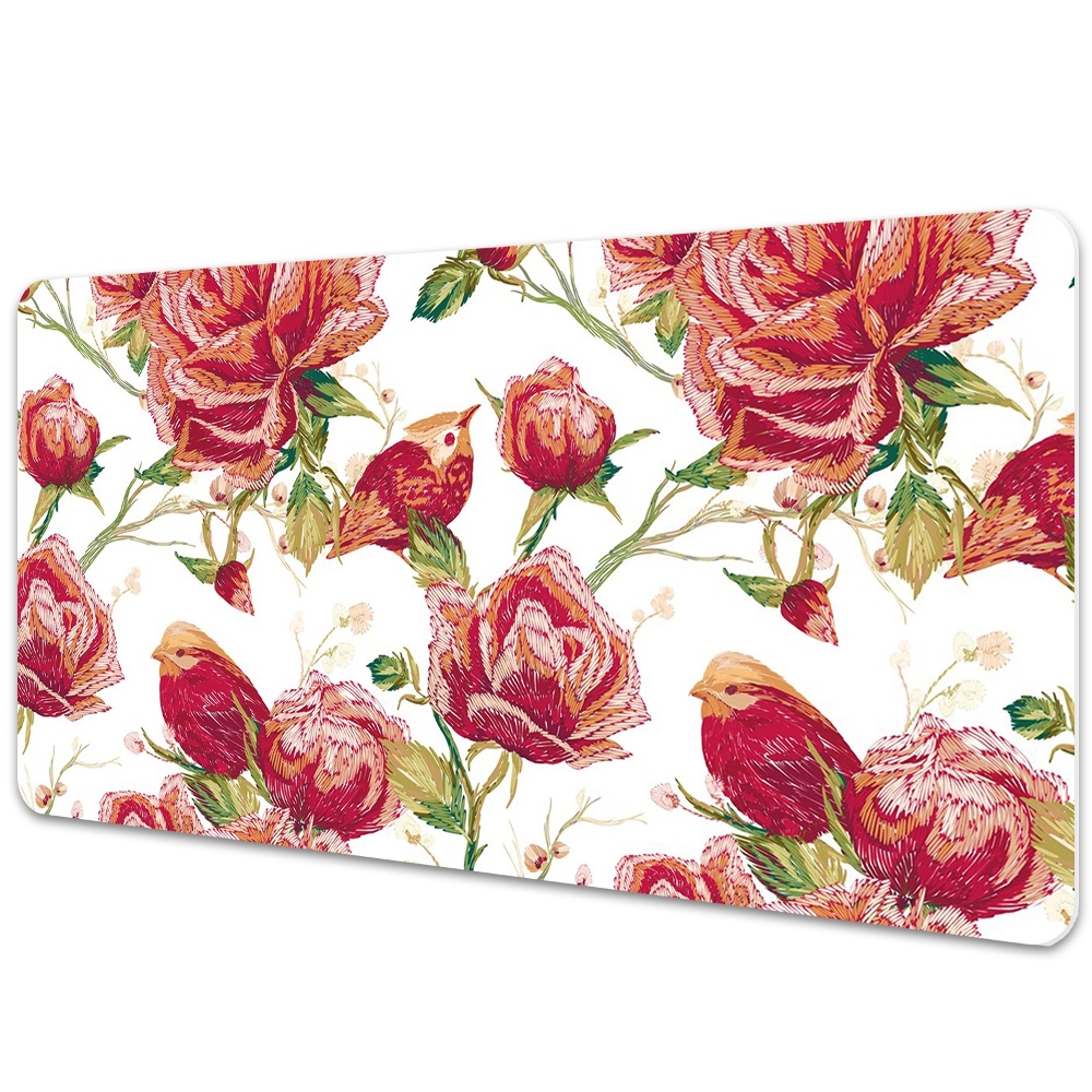 Irodai asztal alátét Madarak az ágakon