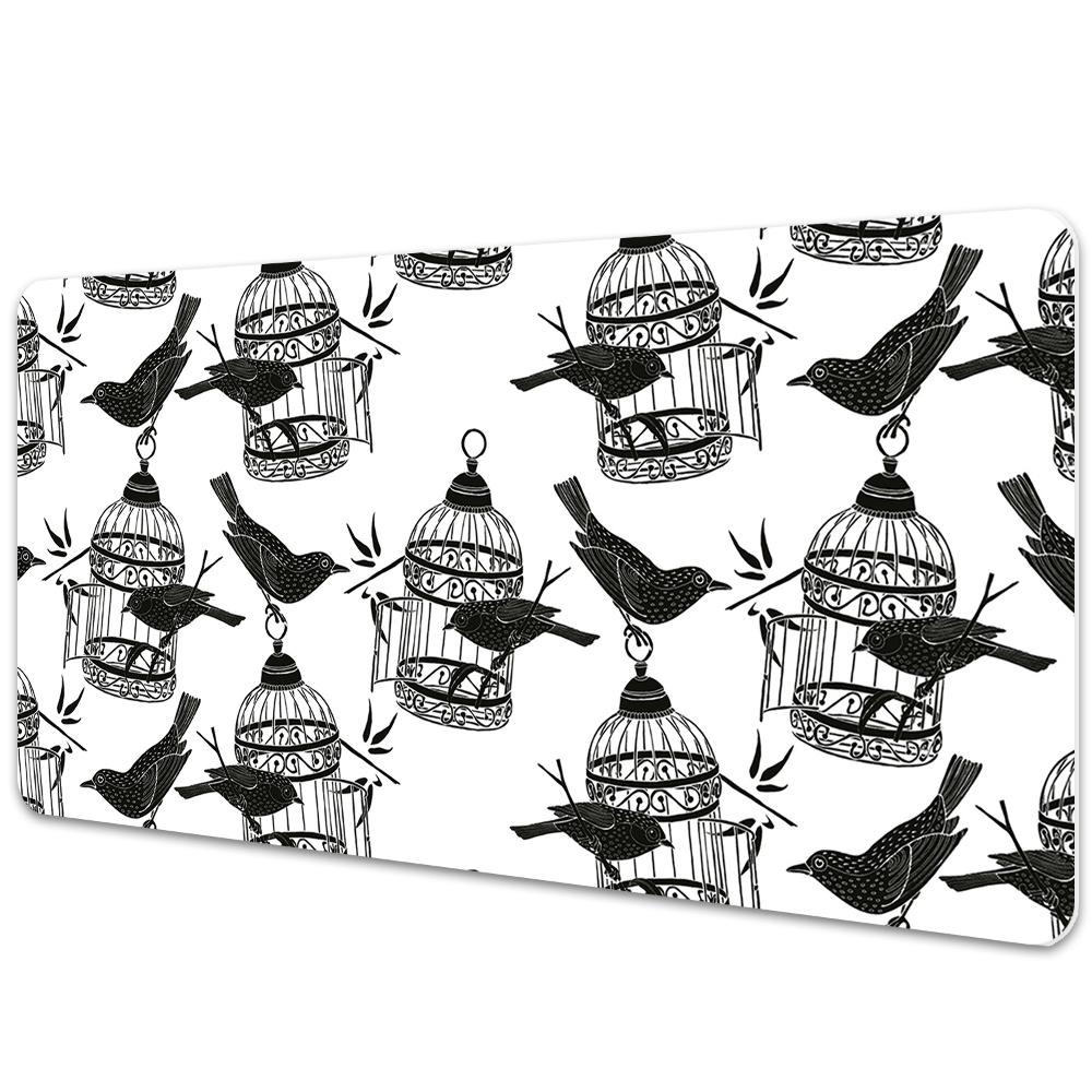 Iróasztal könyökalátét Madárketrecek