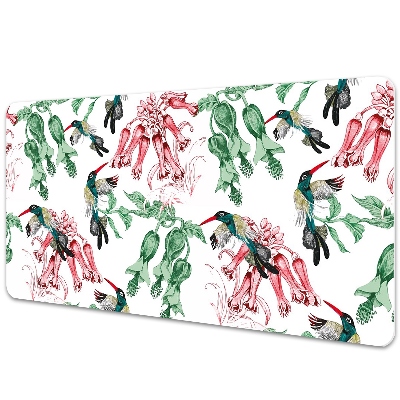 Irodai asztal alátét Madarak gyógynövényekkel