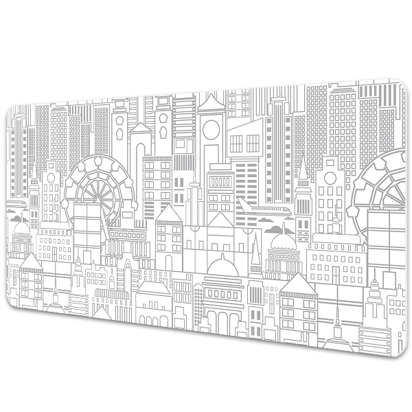 Könyökalátét Városvázlat