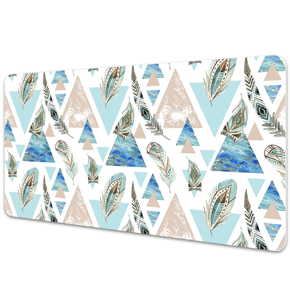 Iróasztal alátét Geometrikus háromszögek és tollak