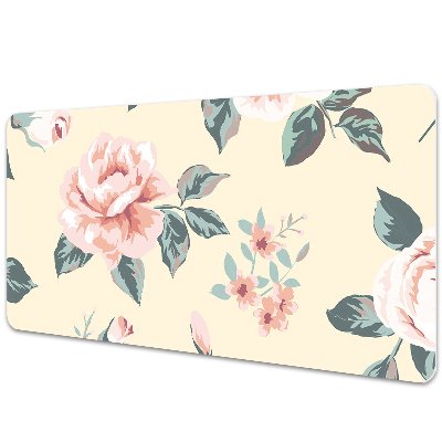 Iróasztal alátét Retro rózsák