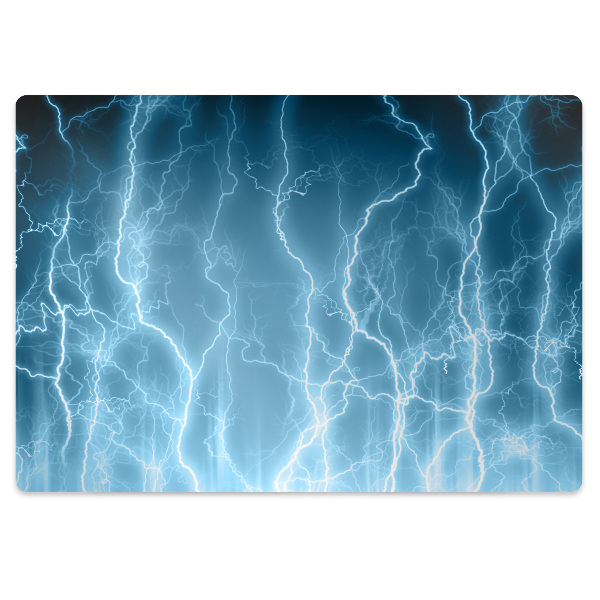 Padlóvédő székalátét Kék villám