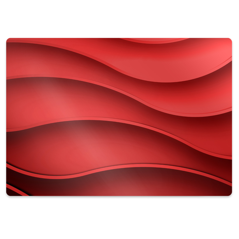 Padlóvédő székalátét Vörös fantázia