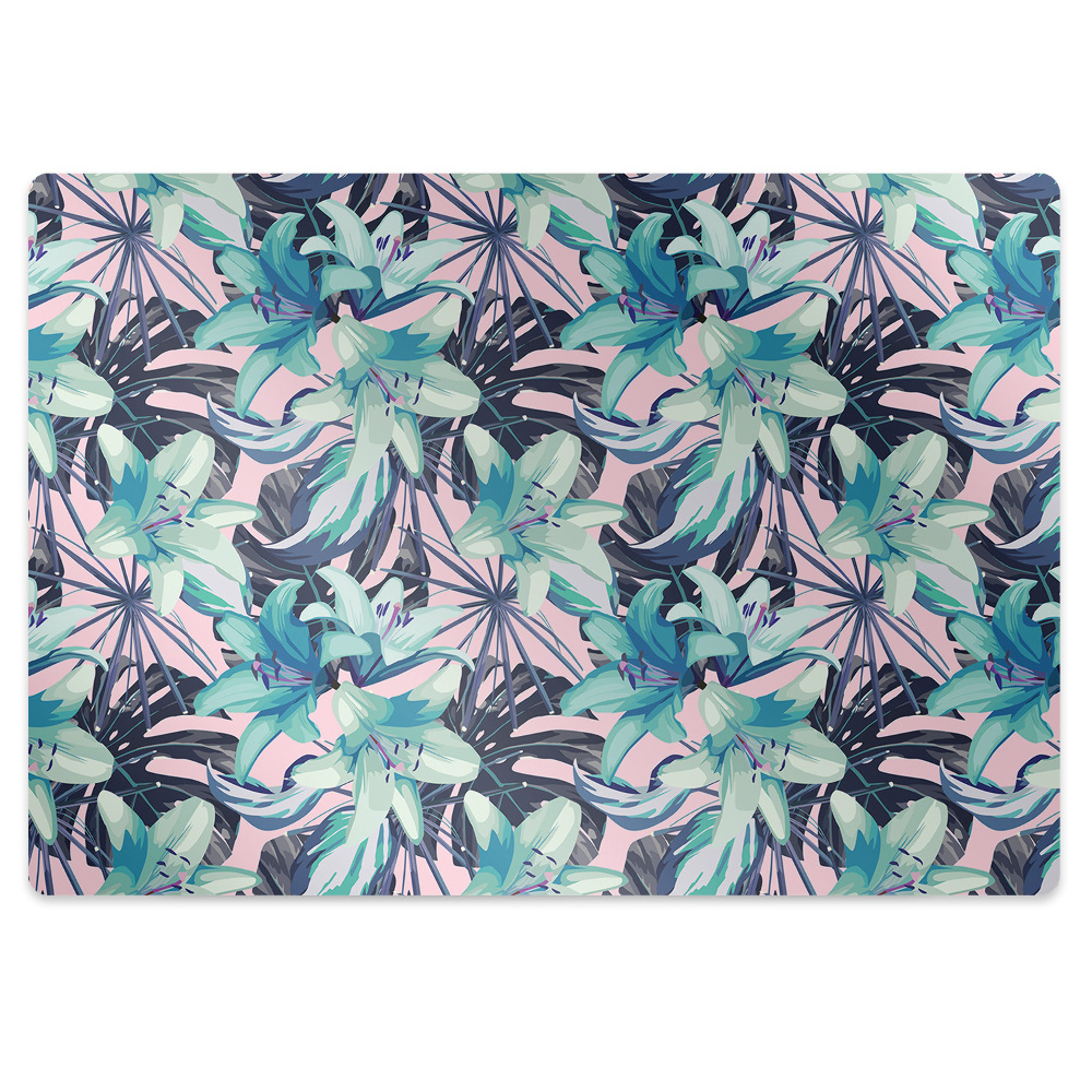 Szék szőnyeg Liliom virágok