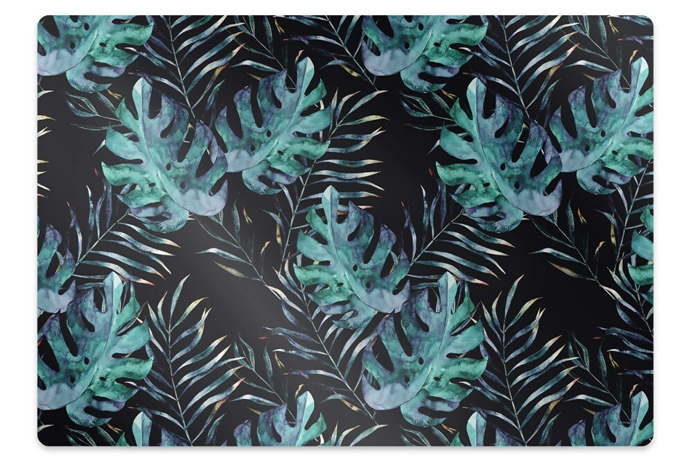 Padlóvédő székalátét Sötét levelek