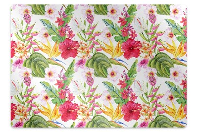 Szék szőnyeg Egzotikus egyedi virág