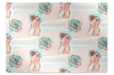 Székalátét Fényes papagájok