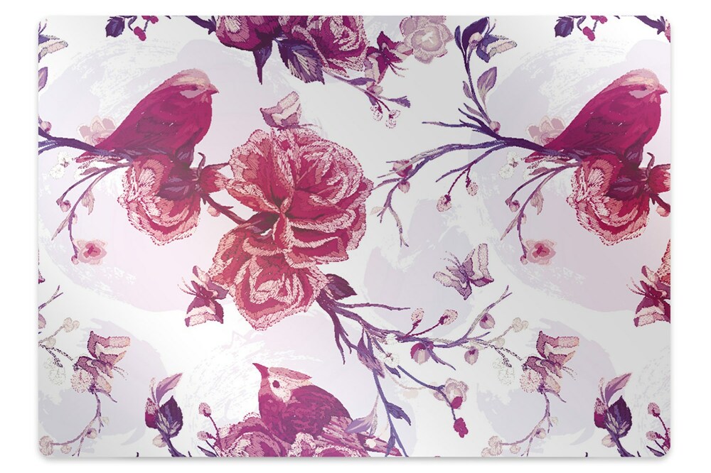 Székalátét Lila madár motívum