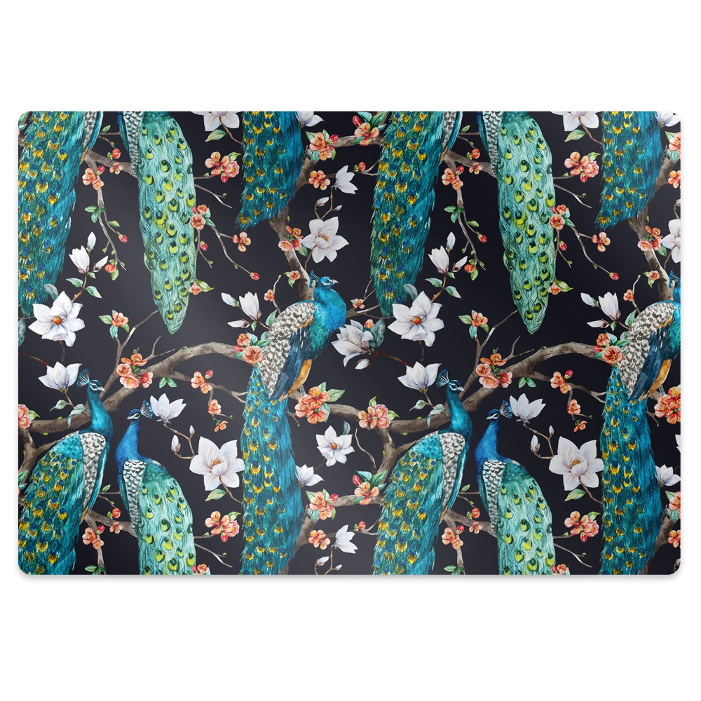 Szék szőnyeg Pávatollak