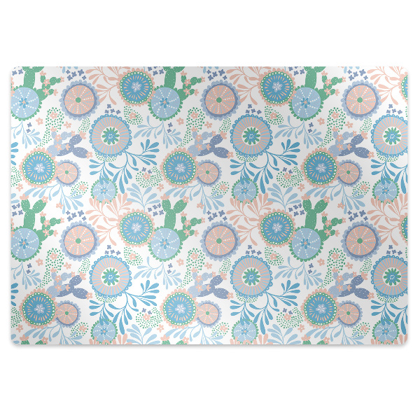 Székalátét Retro virágok