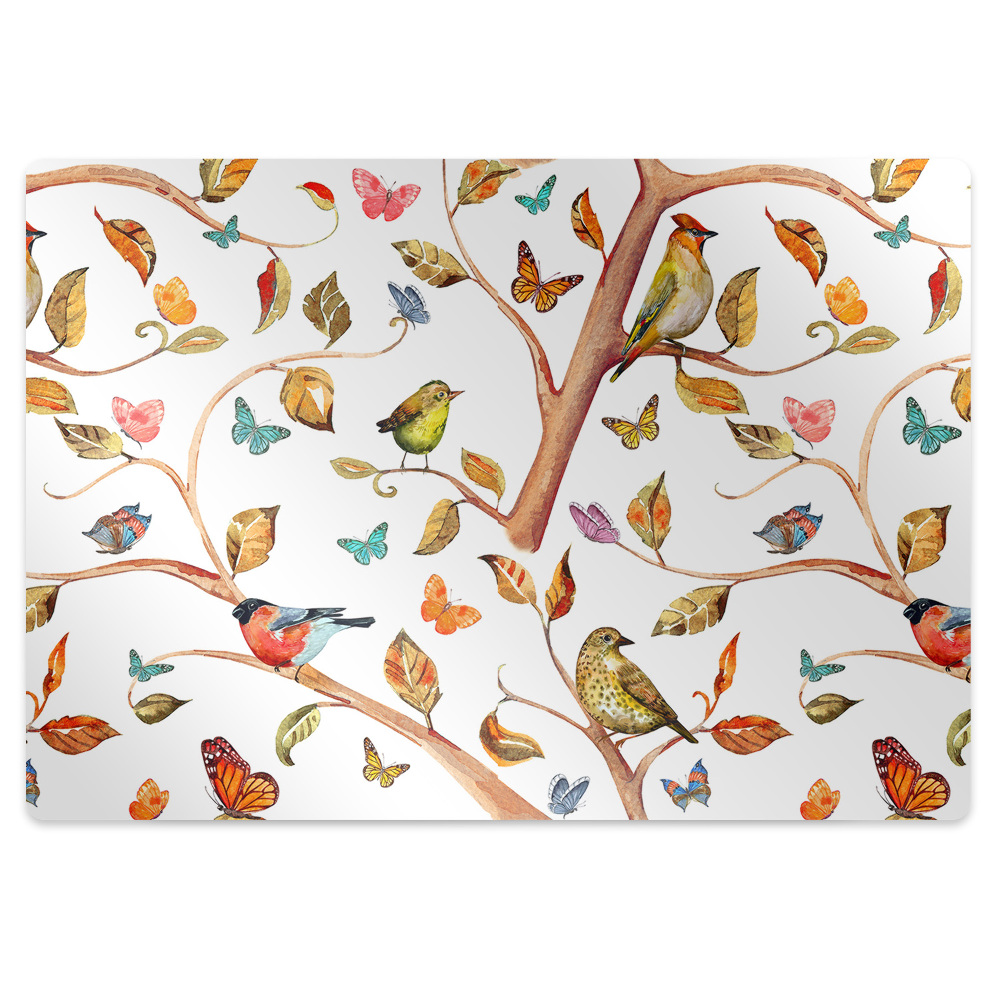 Székalátét Madarak az erdőben