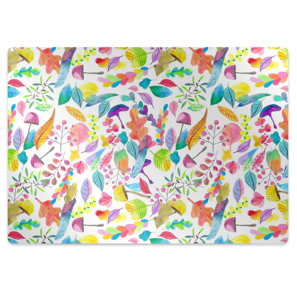 Padlóvédő székalátét Erdei gombák