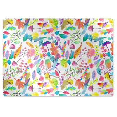 Padlóvédő székalátét Erdei gombák