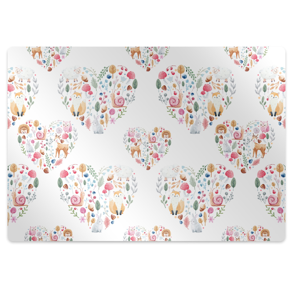 Szék szőnyeg Erdei állatok