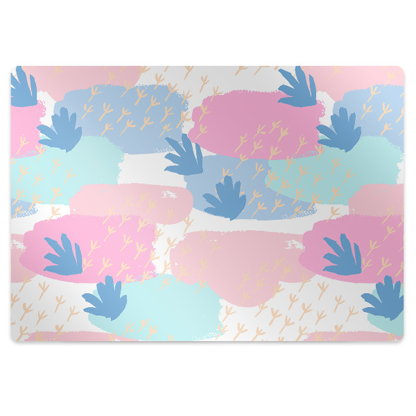 Padlóvédő székalátét Állati nyomok