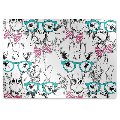 Szék szőnyeg Absztrakt zsiráf