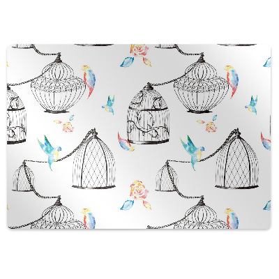 Padlóvédő székalátét Madár motívum