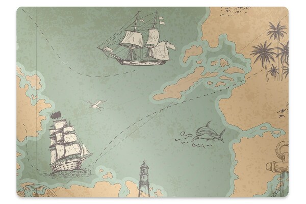 Székalátét Kalóz térkép