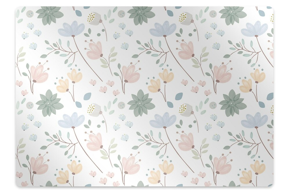 Padlóvédő székalátét Tavaszi virágok