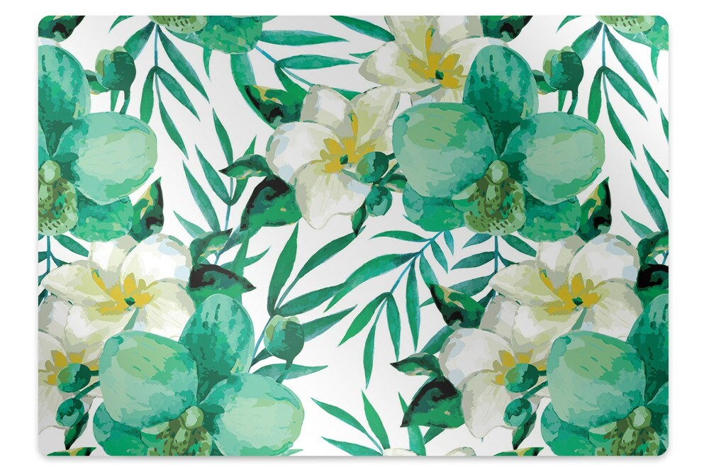 Szék szőnyeg Pasztell virágok