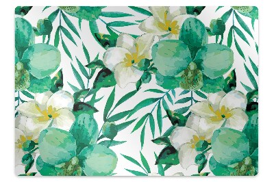 Szék szőnyeg Pasztell virágok