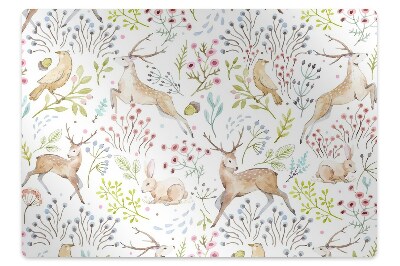 Szék szőnyeg Erdei állatvilág