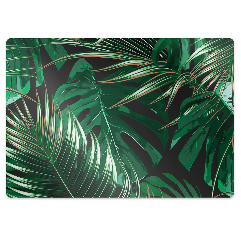 Padlóvédő székalátét Világos virágok